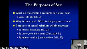 Session 2: Purposes of Sex, and What Has Changed